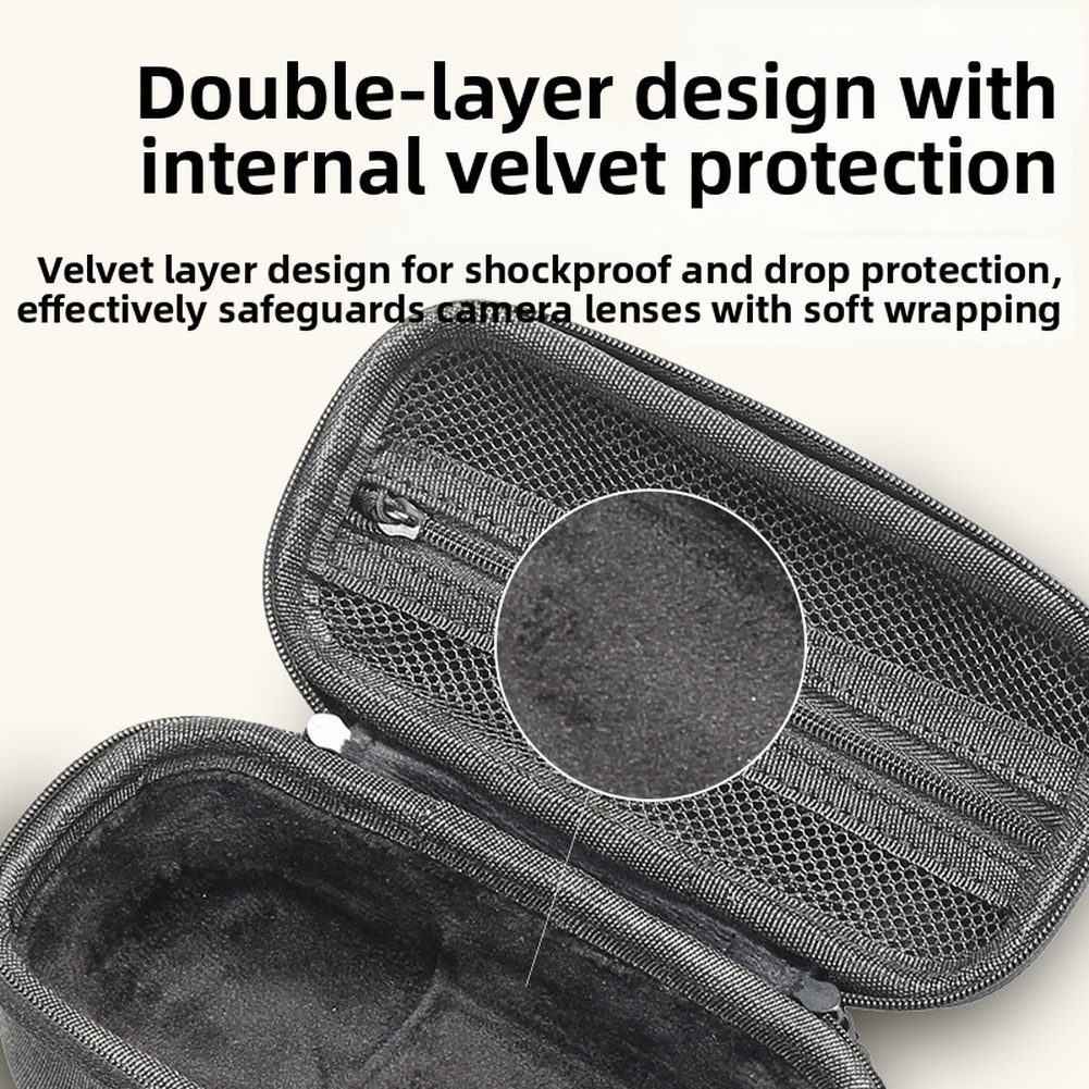 Camera Bag Travel - 1pc Black Shockproof Storage Bag For