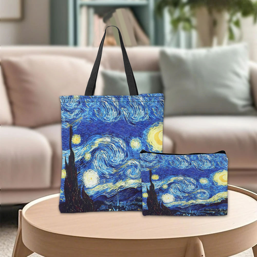 Van Gogh Series Tote Bag Cosme - Travel Accessories Bag review and price