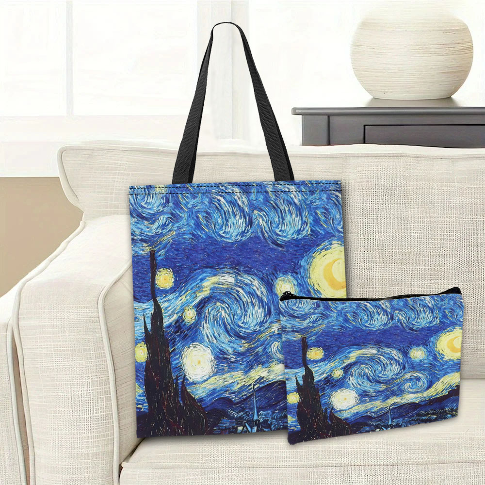 Van Gogh Series Tote Bag Cosme - Travel Accessories Bag review and price