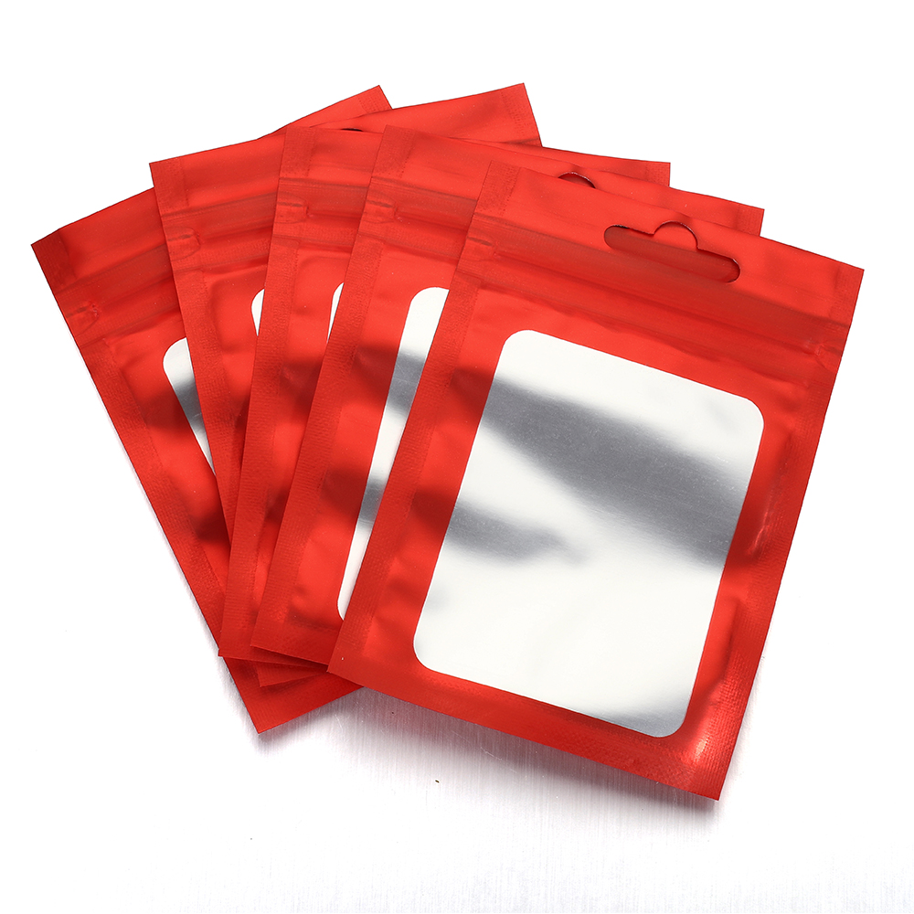 50pcs Black Foil Pouch Reusabl - Reusable Zip Bag review and price