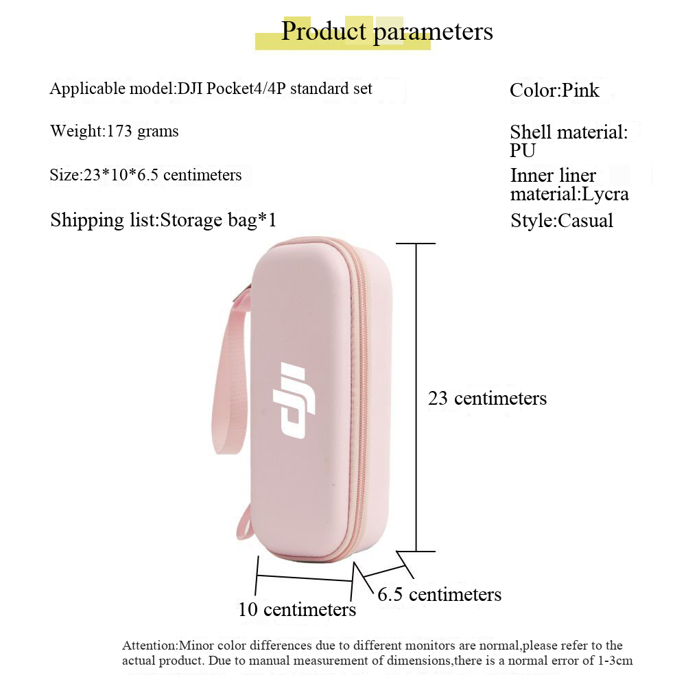 Storage Bag For DJI Pocket 4 P - Camera Bag Travel review and price