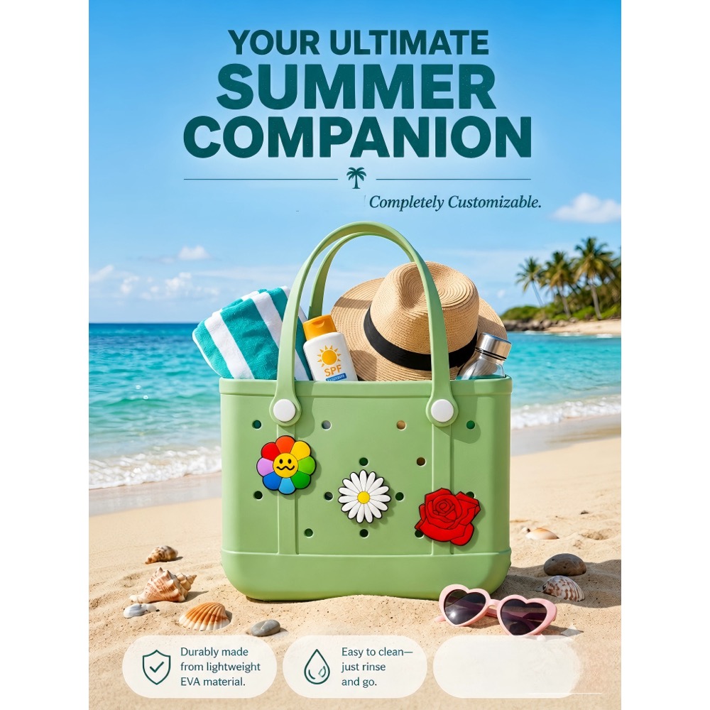 Ladies Oversized Rubber Beach  - Travel Accessories Bag review and price
