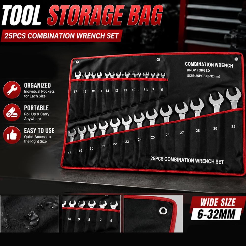 25 Slots Wrench Storage Roll U - Travel Router Accessories review and price
