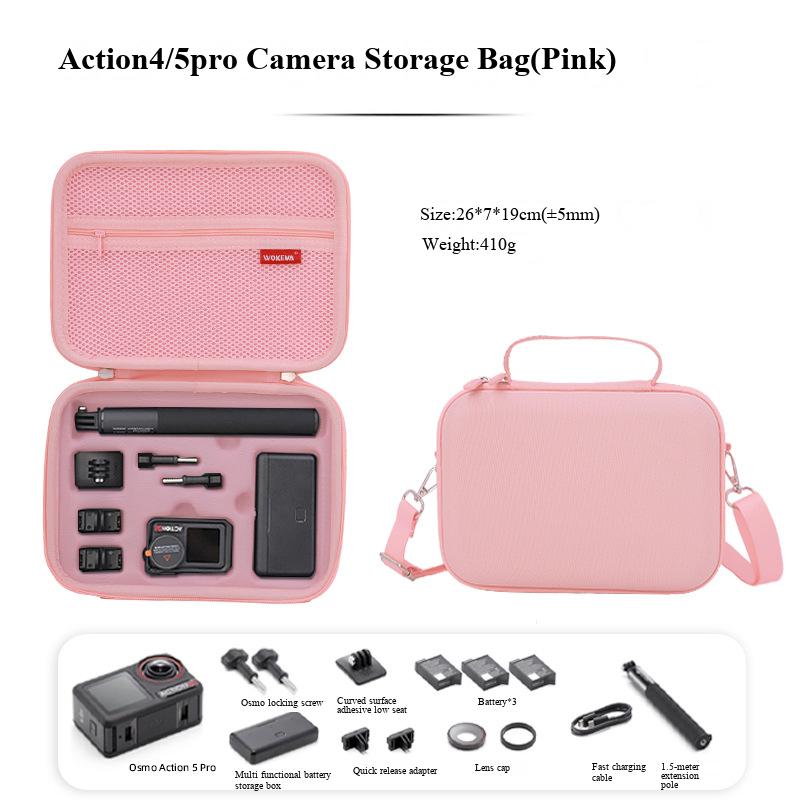 For DJI Osmo Action 3/4/5 pro  - Camera Bag Travel review and price