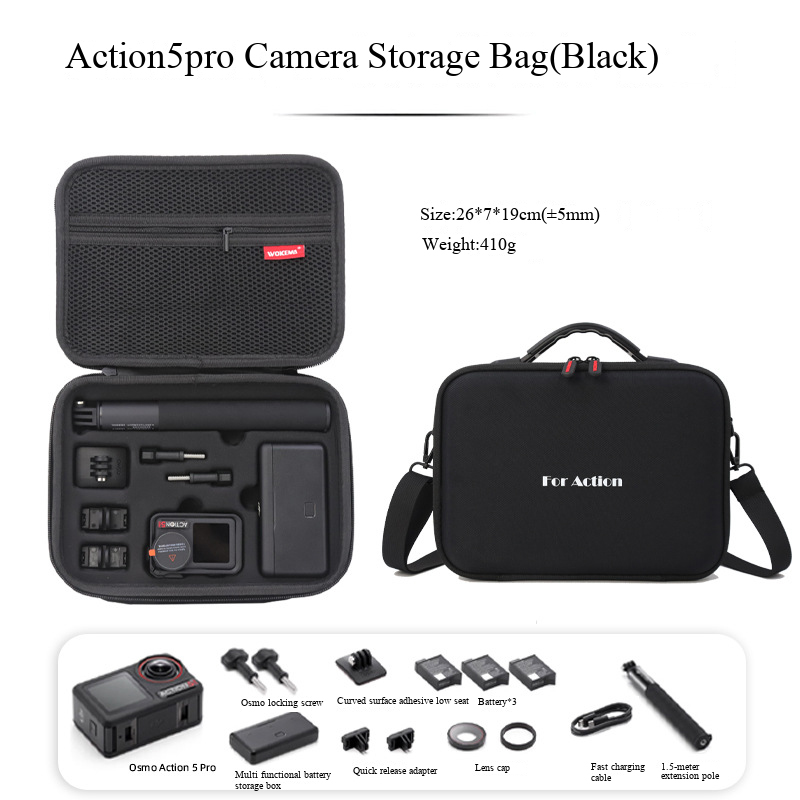 For DJI Osmo Action 3/4/5 pro  - Camera Bag Travel review and price