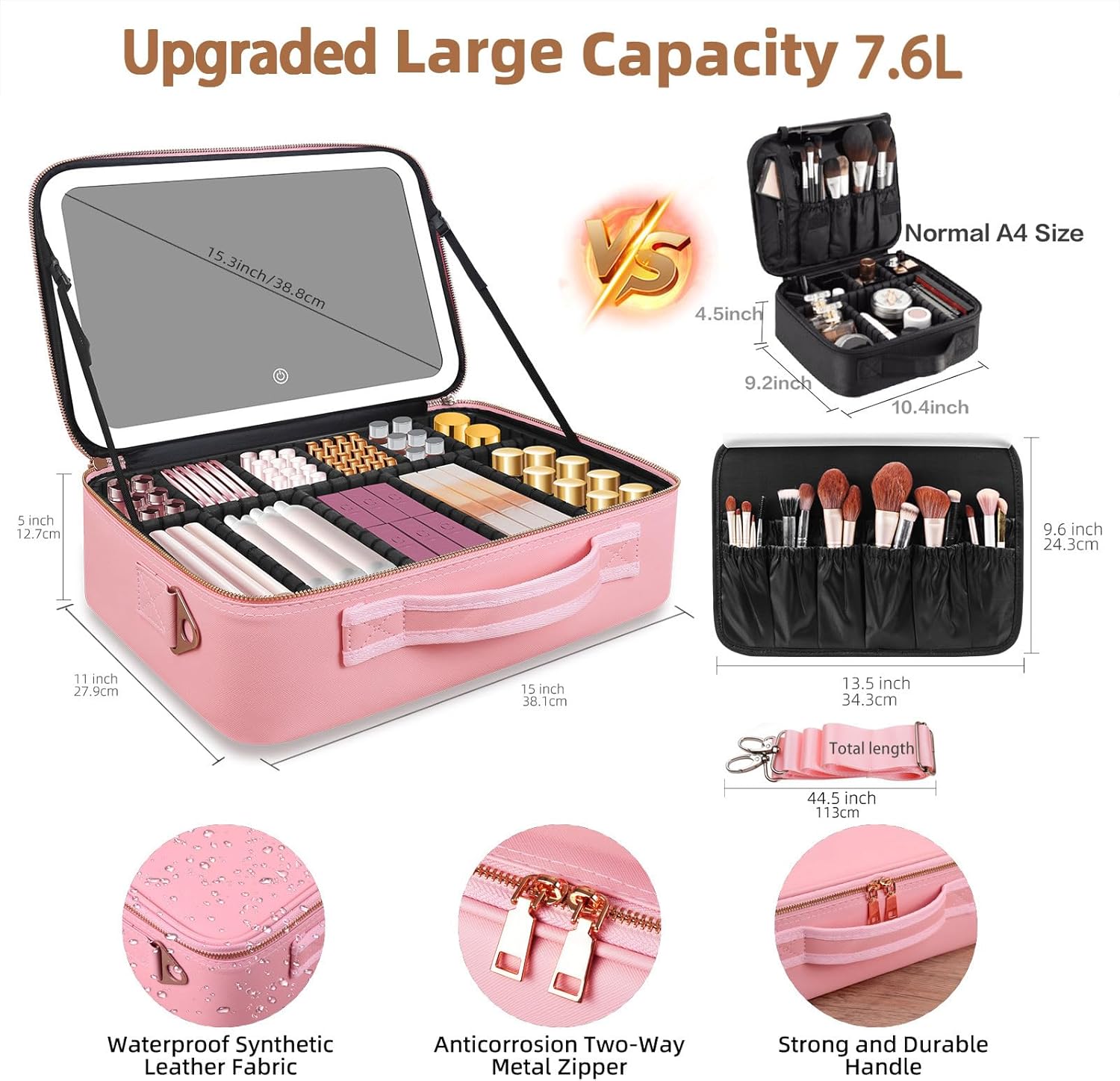 Large Capacity Makeup Bag 15'' - Travel Accessories Bag review and price